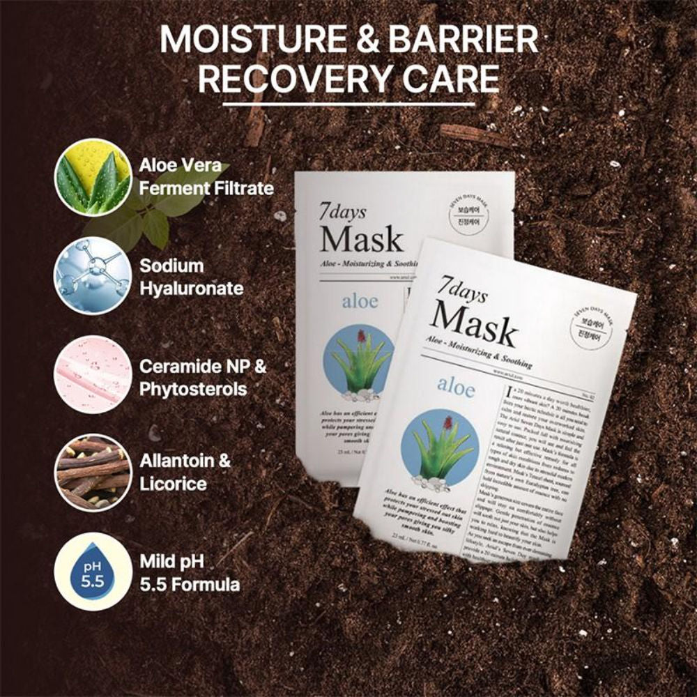 7days Mask - Aloe + H