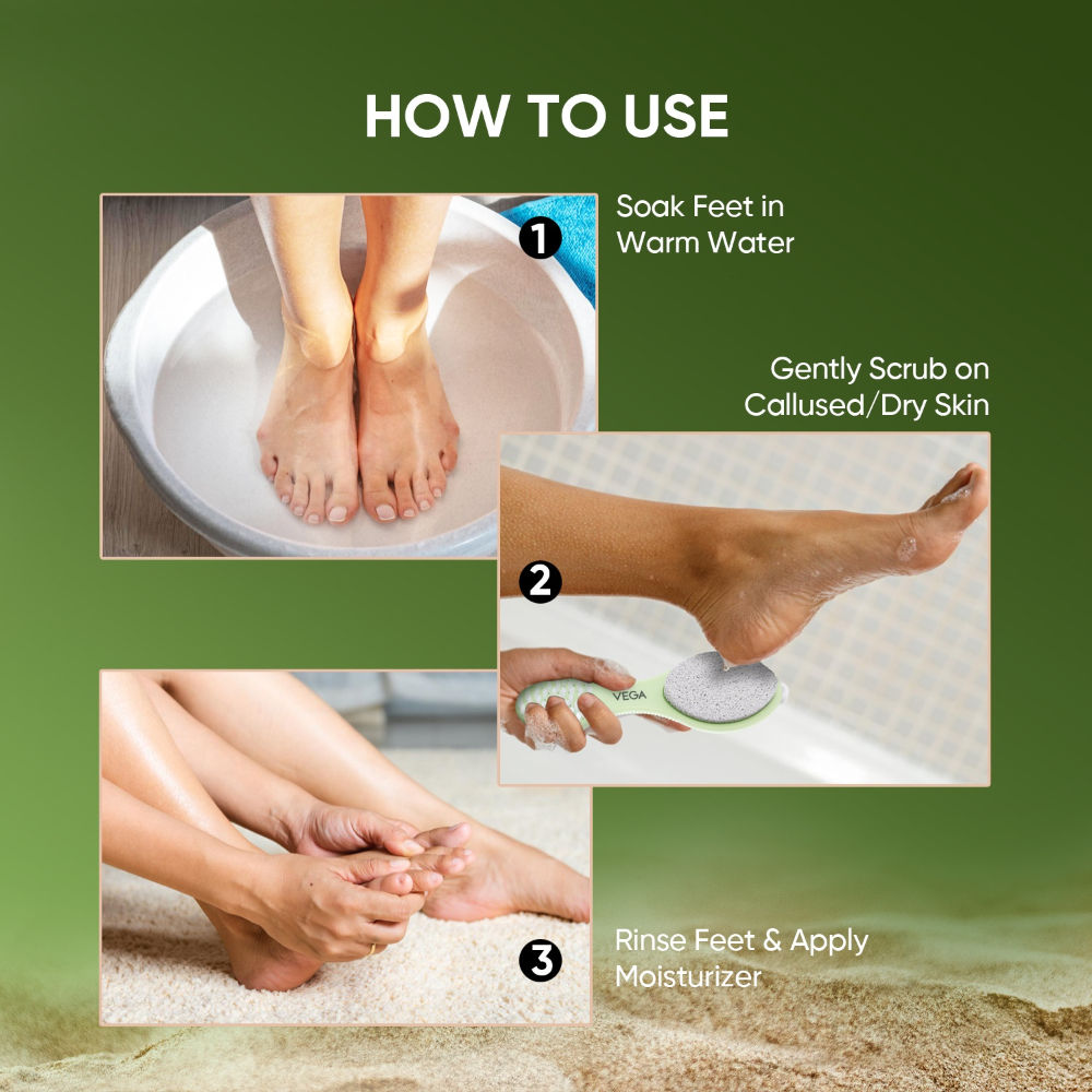 3 In 1 Pedicure Tool- Callus Remover & Pedicure Tool For Wet & Dry Feet - PD 20