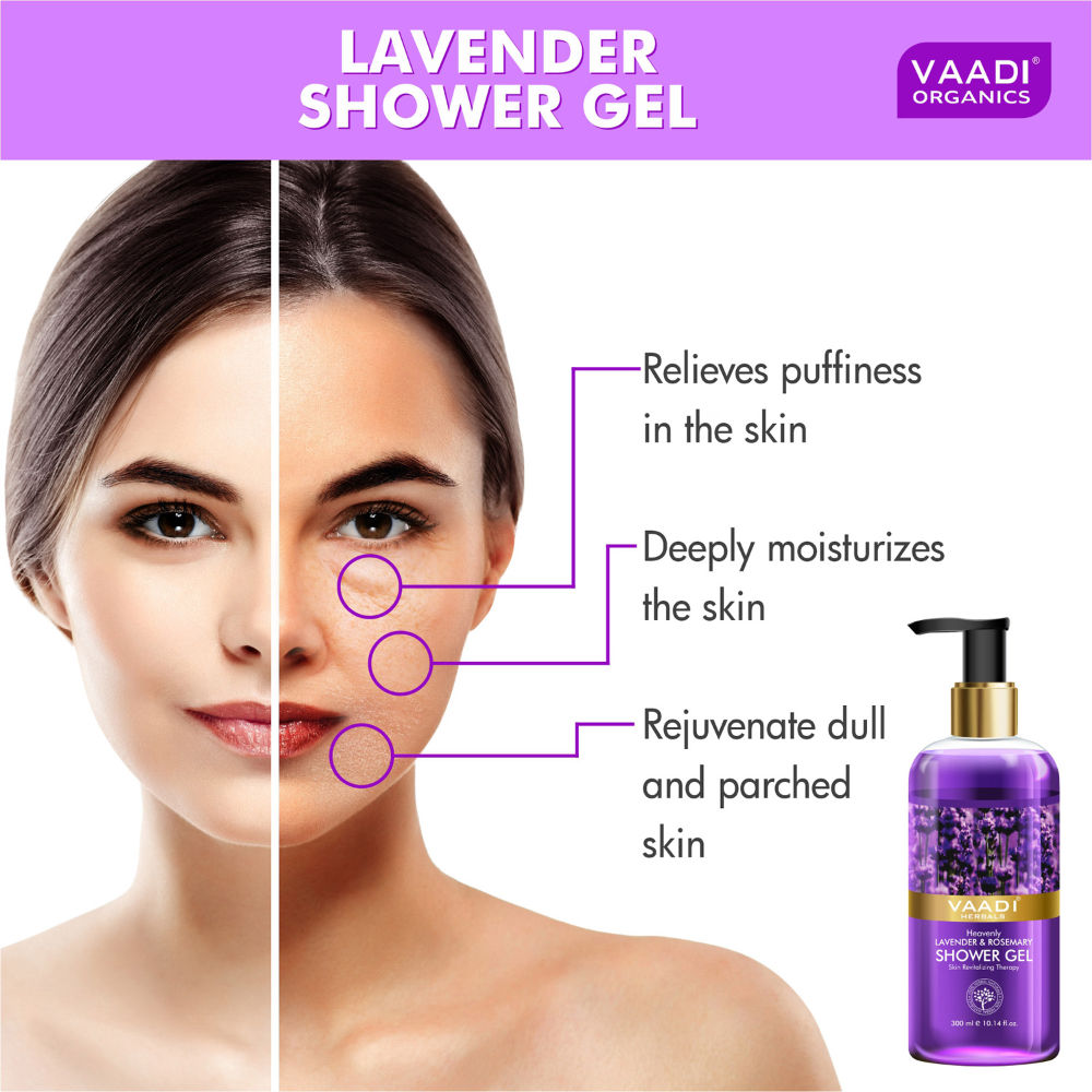 Heavenly Lavender & Rosemarry Shower Gel