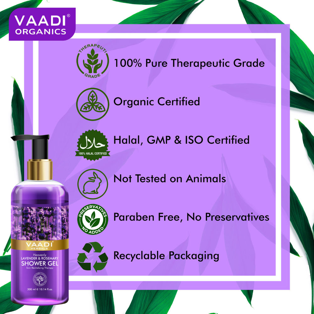 Heavenly Lavender & Rosemarry Shower Gel