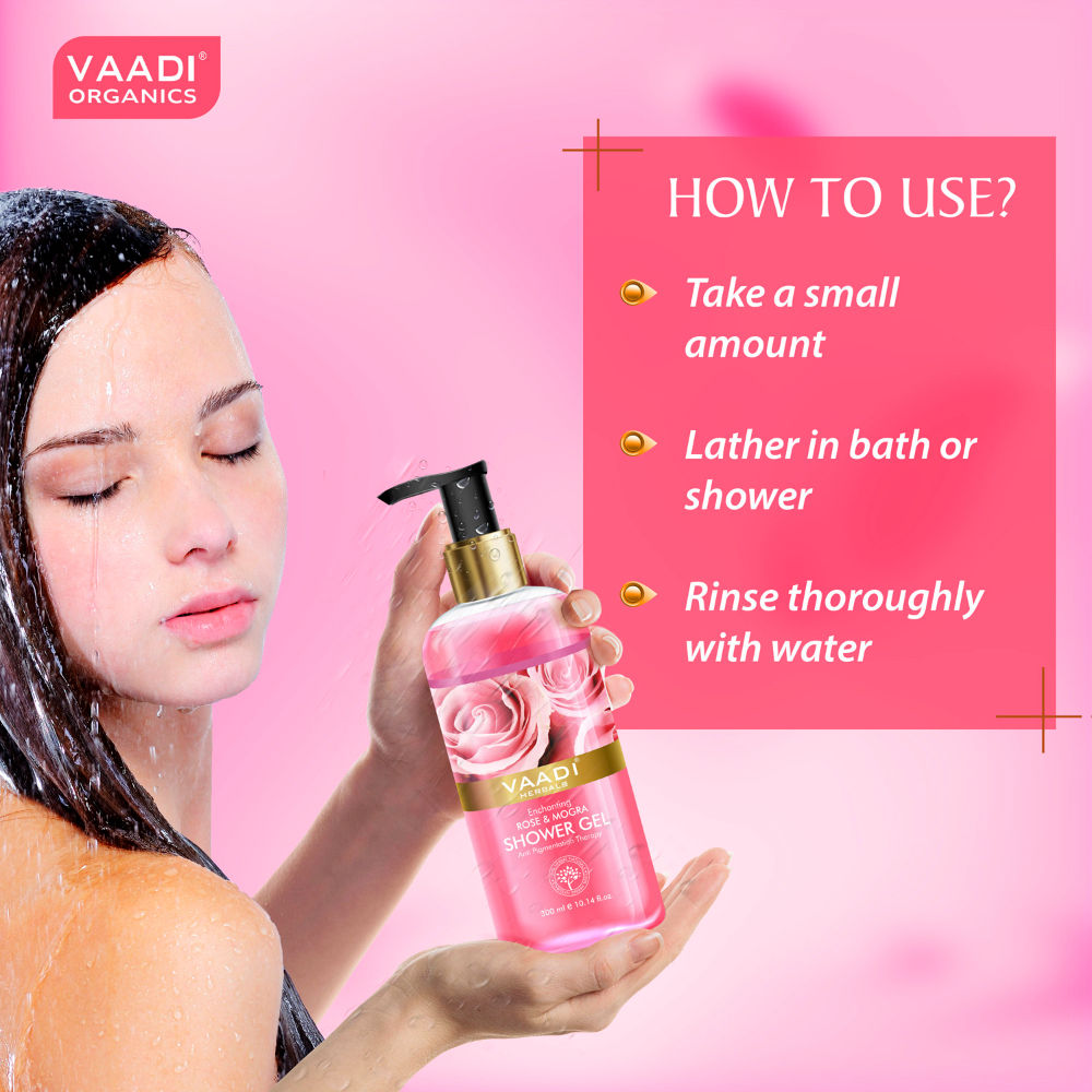 Enchanting Rose & Mogra Shower Gel