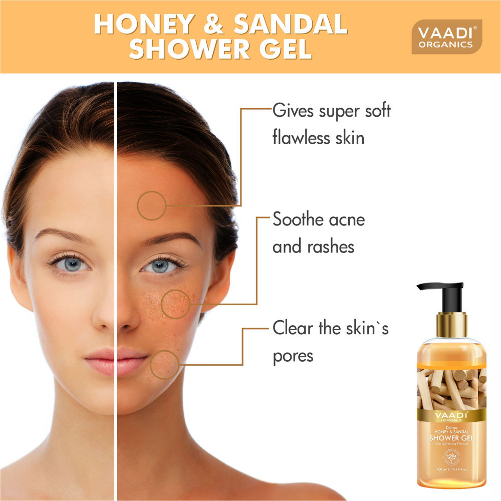 Divine Honey & Sandal Shower Gel