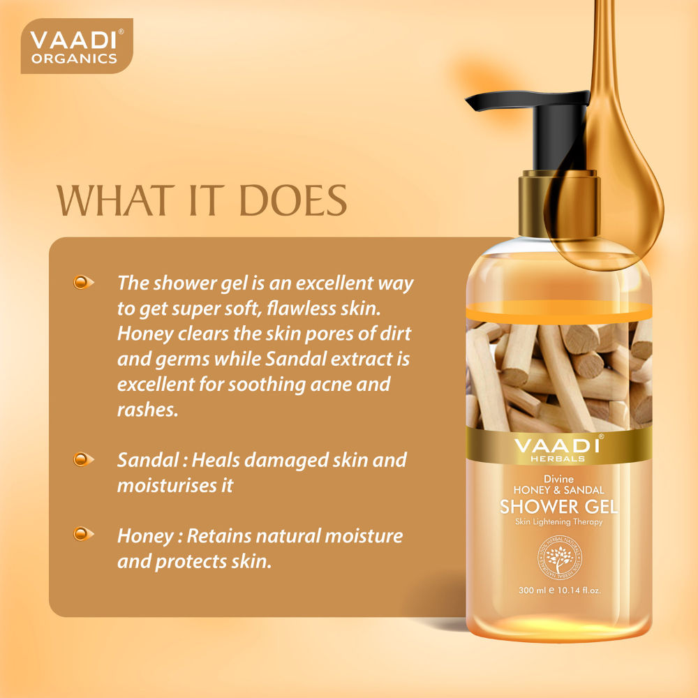 Divine Honey & Sandal Shower Gel