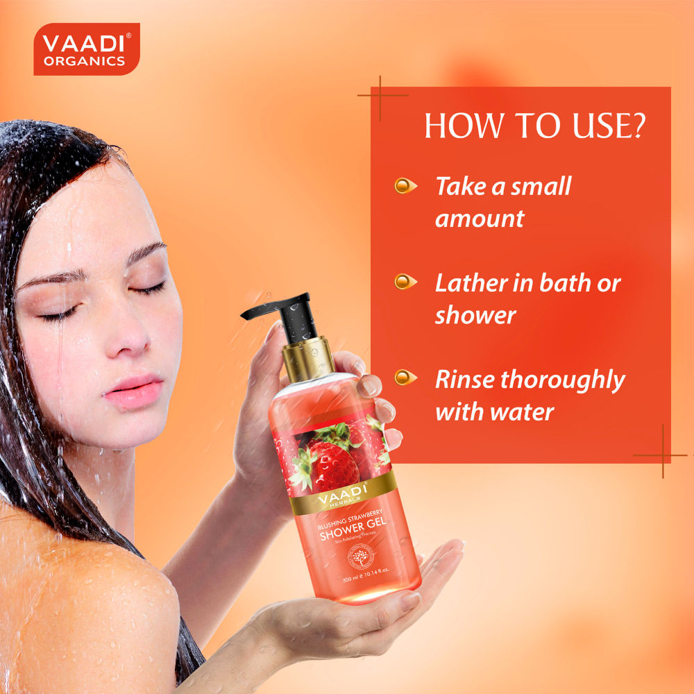 Blushing Strawberry Shower Gel
