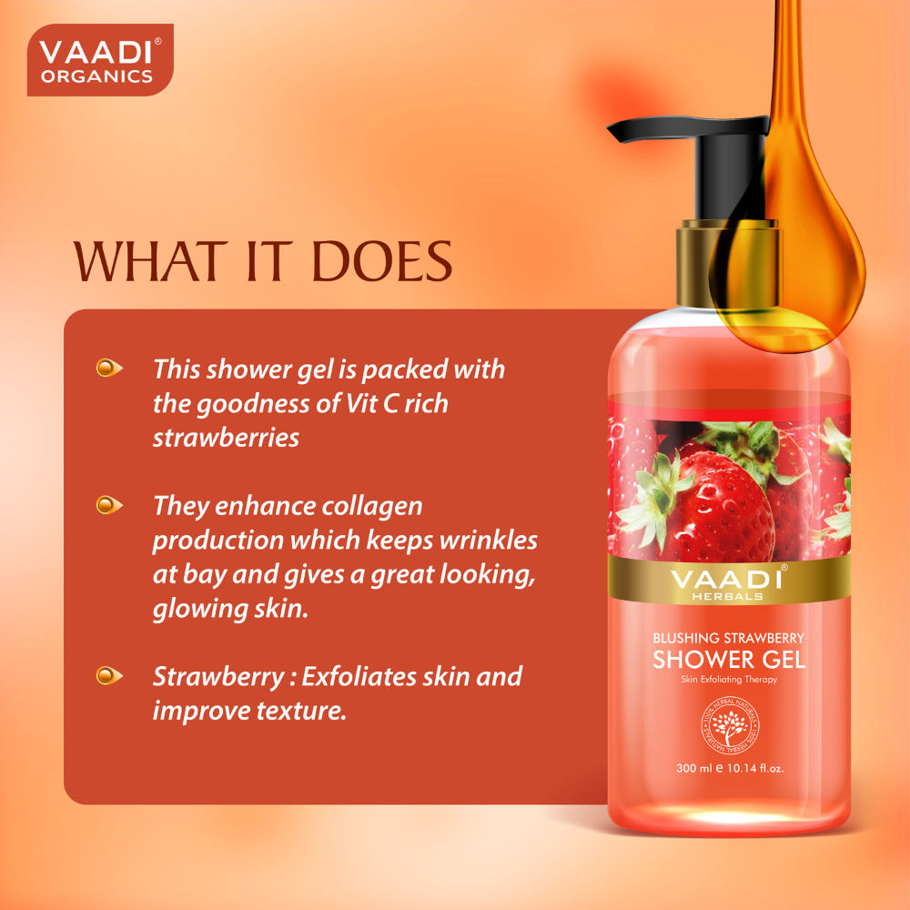 Blushing Strawberry Shower Gel