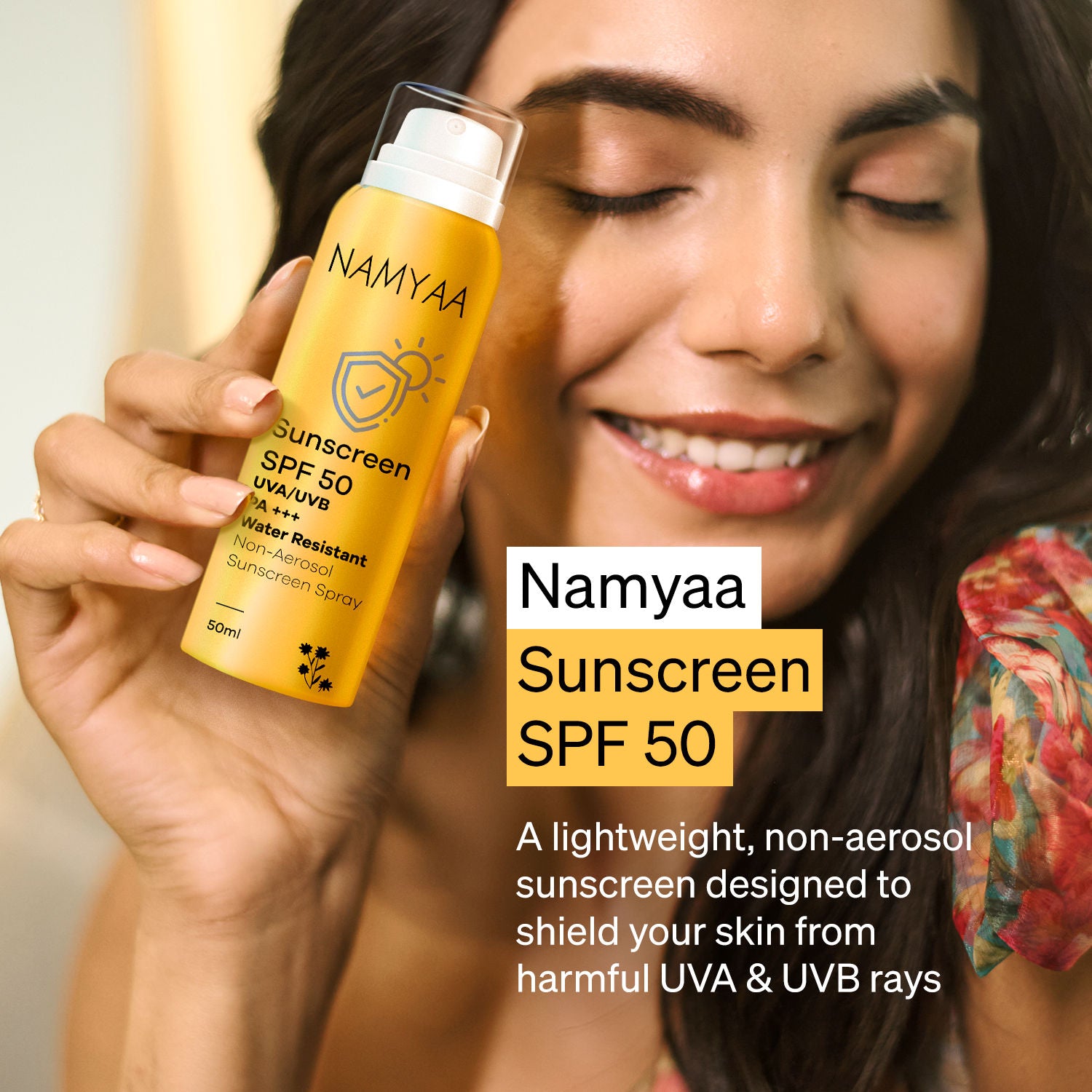 Sunscreen Spray SPF 50 For Sun Protection Against UVA/UVB With PA+++