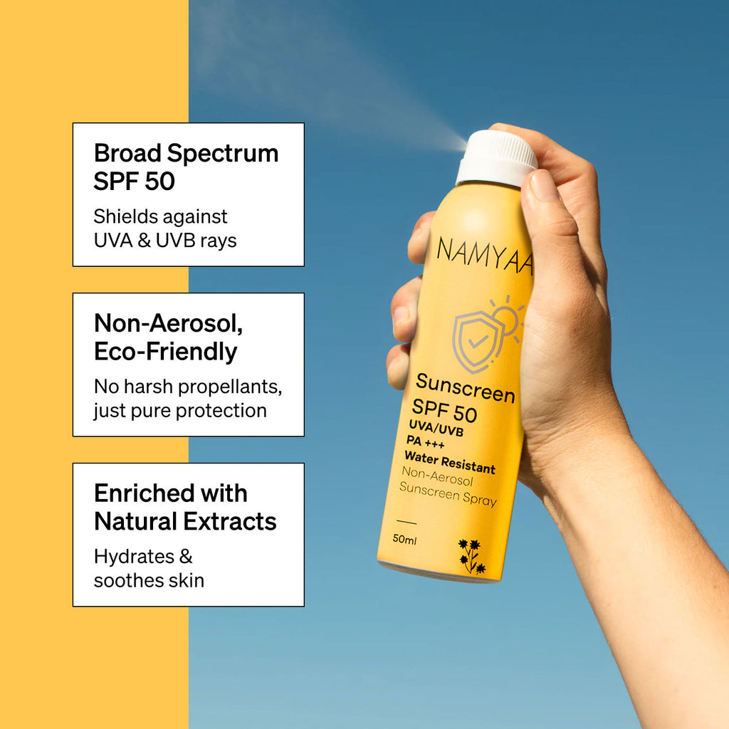 Sunscreen Spray SPF 50 For Sun Protection Against UVA/UVB With PA+++