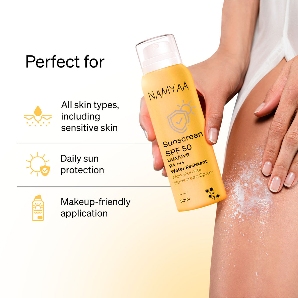 Sunscreen Spray SPF 50 For Sun Protection Against UVA/UVB With PA+++
