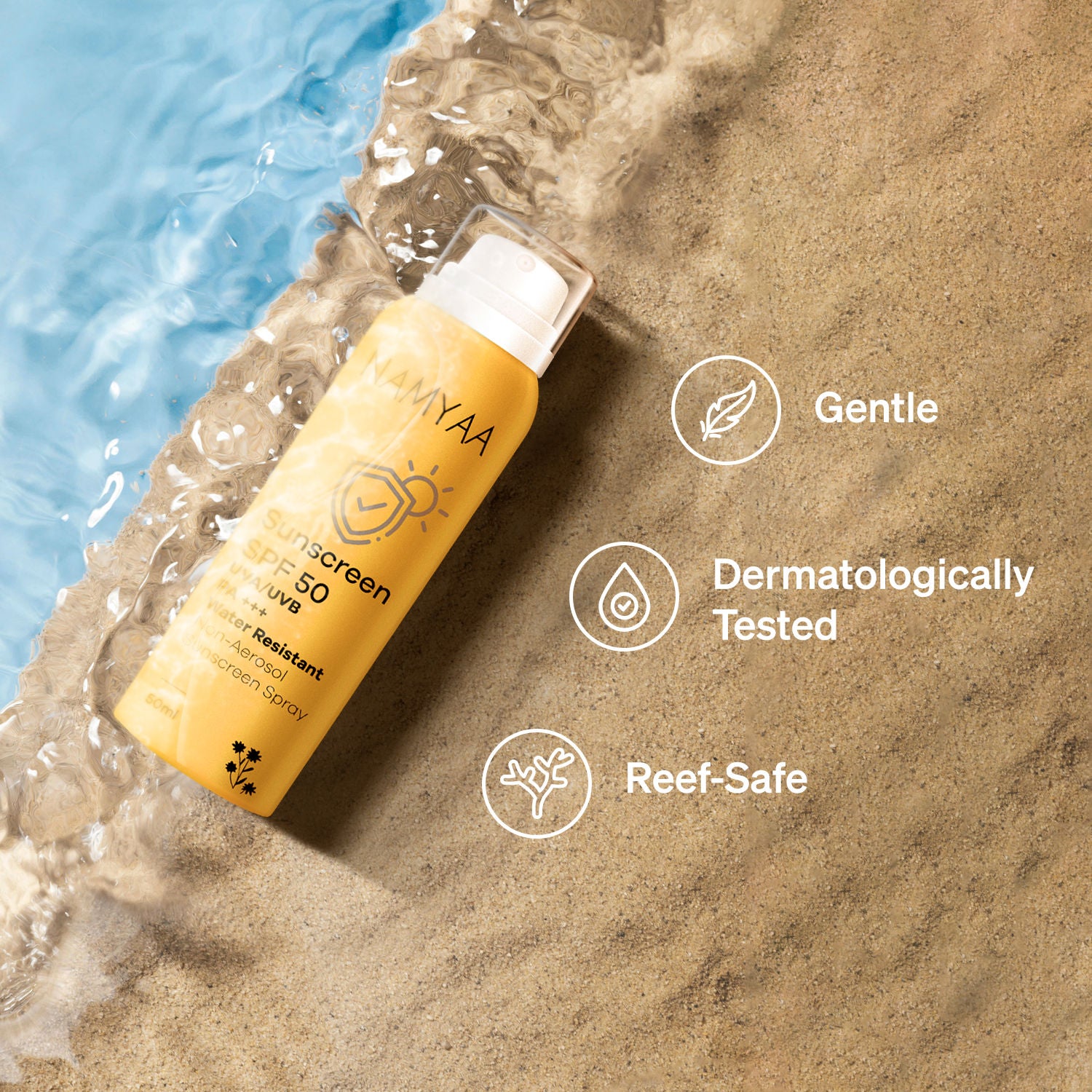 Sunscreen Spray SPF 50 For Sun Protection Against UVA/UVB With PA+++