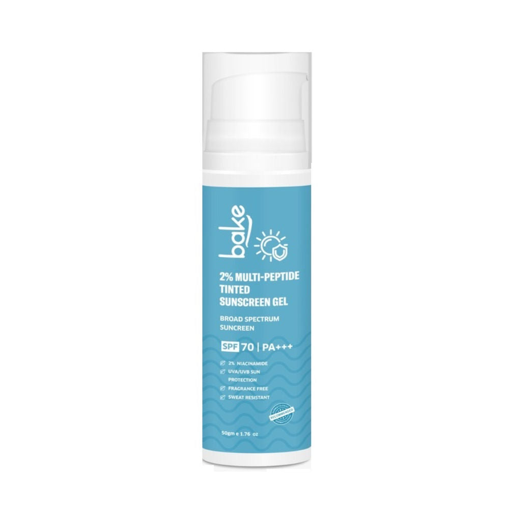 2% Multi Peptide Tinted Sunscreen SPF 70 PA+++ For Broad Spectrum Sunscreen