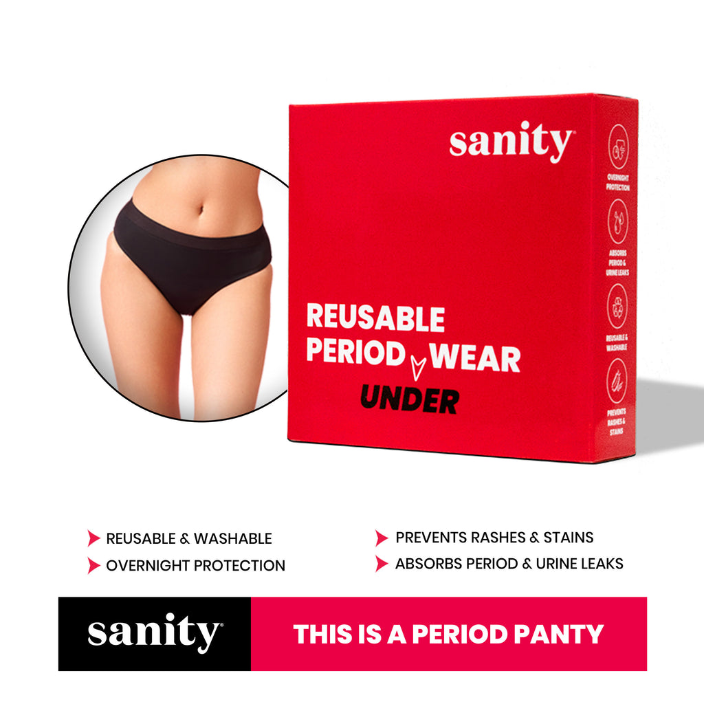 Leakproof and Reusable Period Panties - Size S
