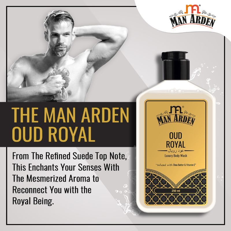 Oud Royal Luxury Body Wash Infused With Shea Butter & Vitamin E