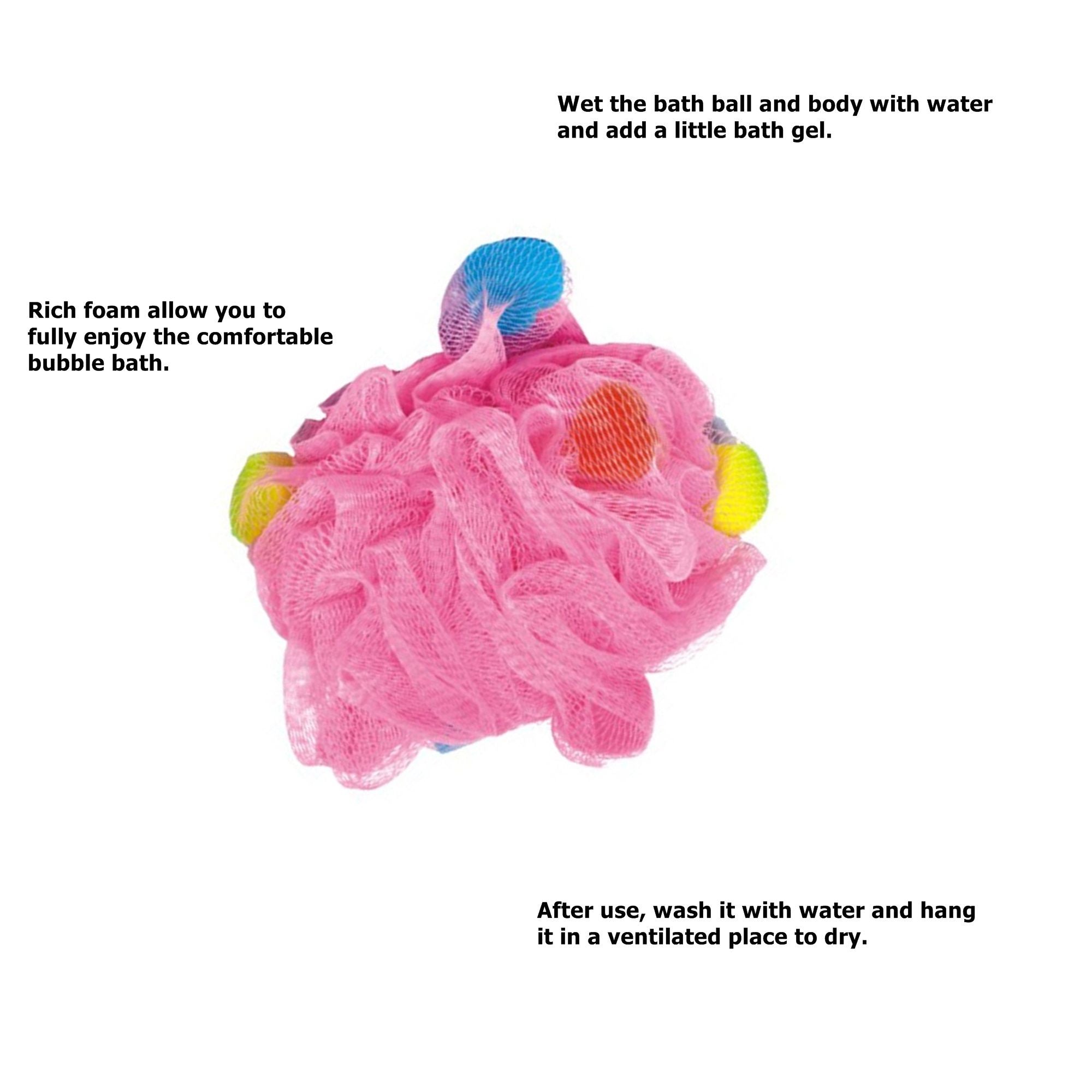 Bath Sponge - Bav013- Color May Vary