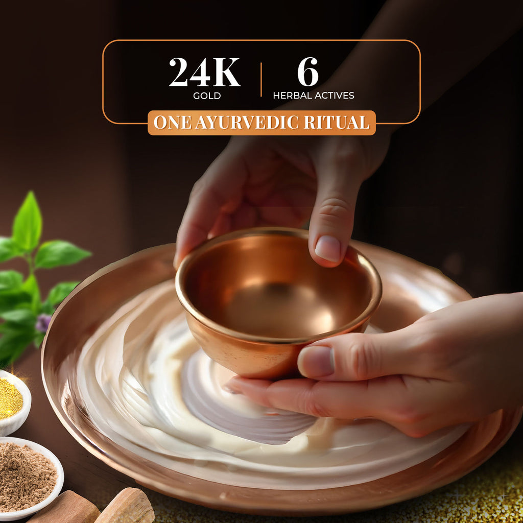 Pure Ghee 24K Gold Anti Ageing Body Butter Cream For Deep Moisturised Skin