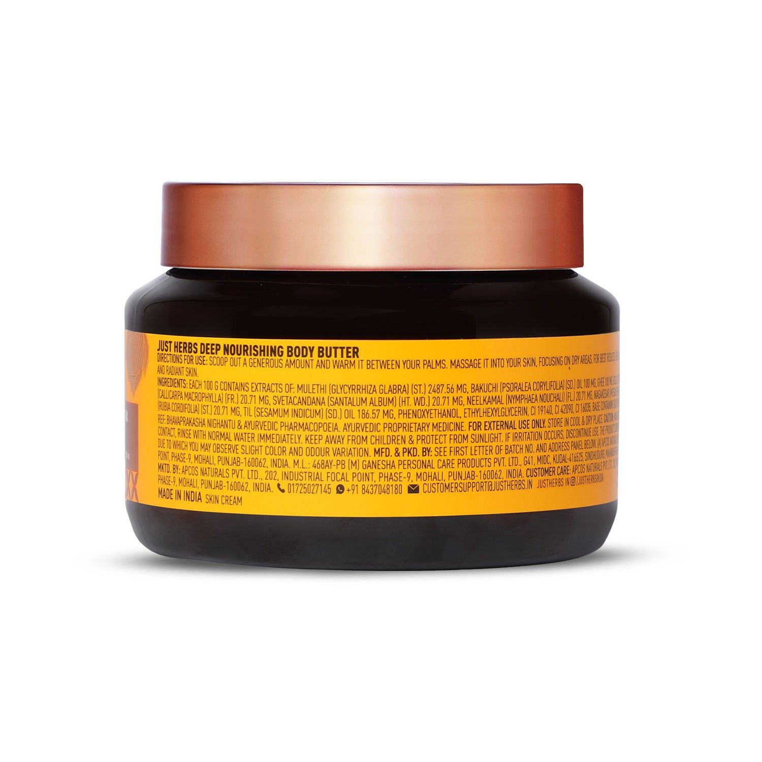 Pure Ghee 24K Gold Anti Ageing Body Butter Cream For Deep Moisturised Skin