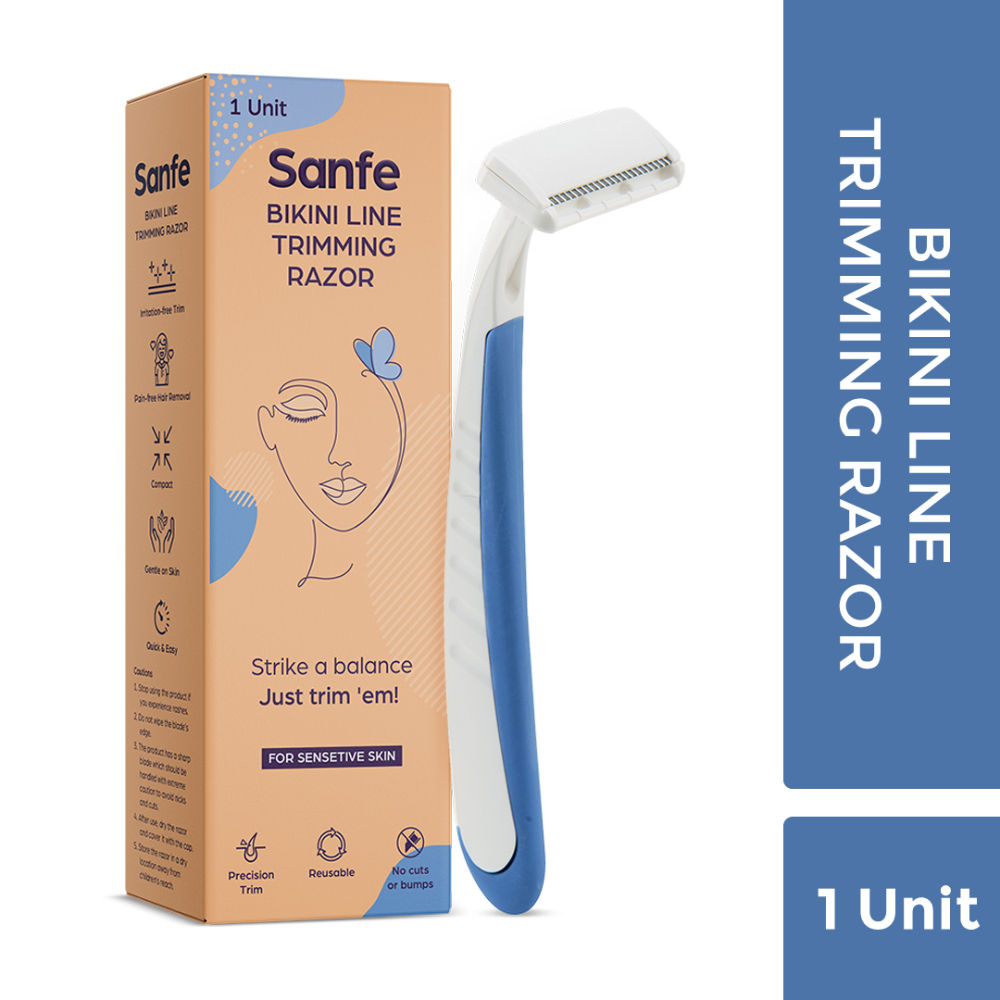 Bikini Line Trimming Razor for Women Painless Hair Removal with Stainless Steel Blade
