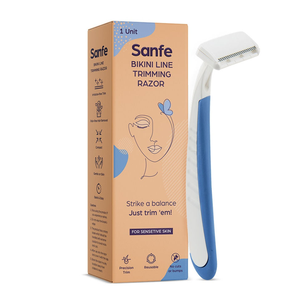 Bikini Line Trimming Razor for Women Painless Hair Removal with Stainless Steel Blade