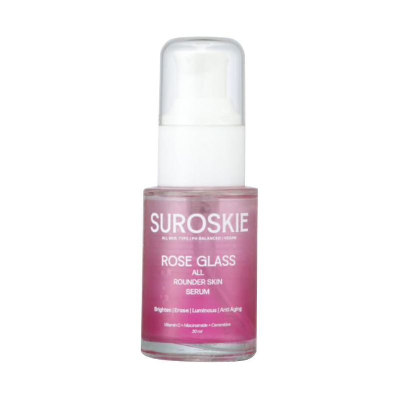 Rose Glass Face Serum For Glowing & Bright Skin