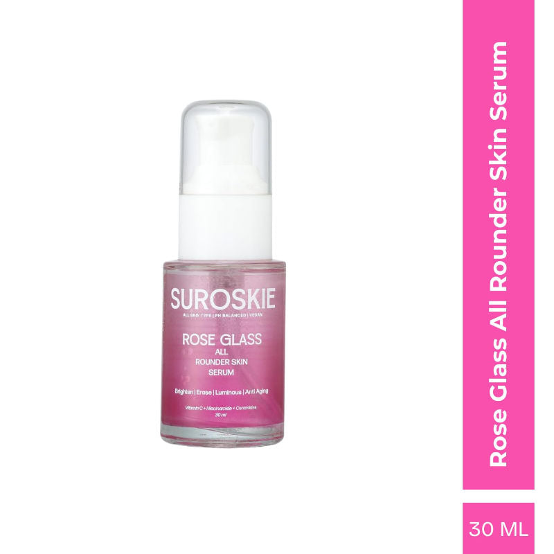 Rose Glass Face Serum For Glowing & Bright Skin