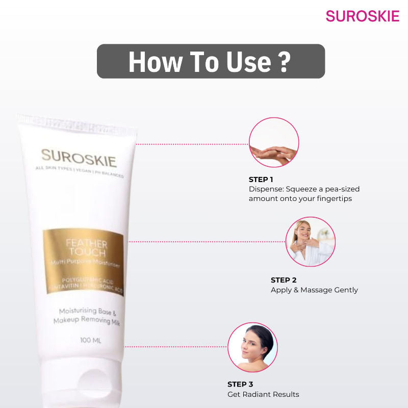 Feather Touch Moisturizer For Soft & Glowing Skin