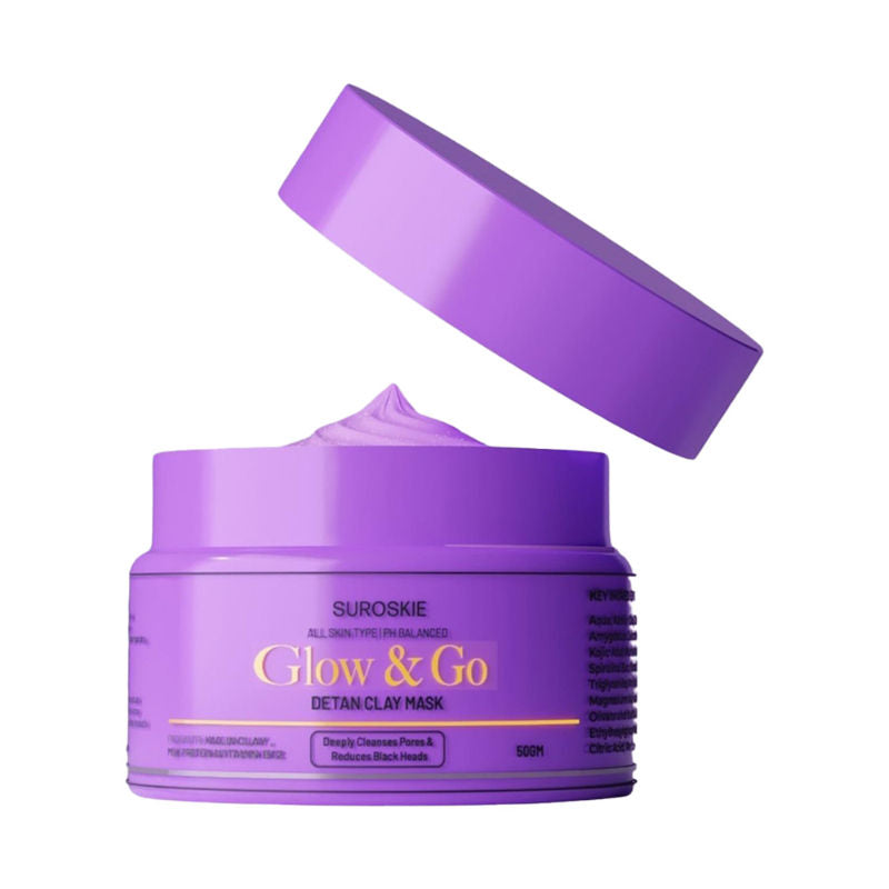 Glow & Go De-Tan Clay Mask For Tan Removal & Glowing Skin