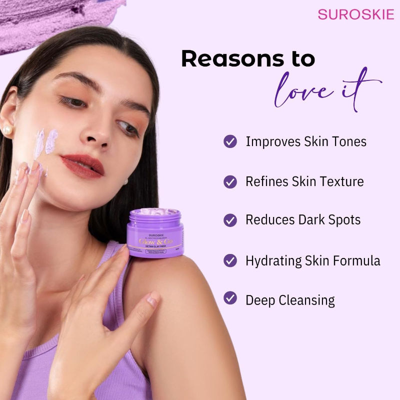 Glow & Go De-Tan Clay Mask For Tan Removal & Glowing Skin