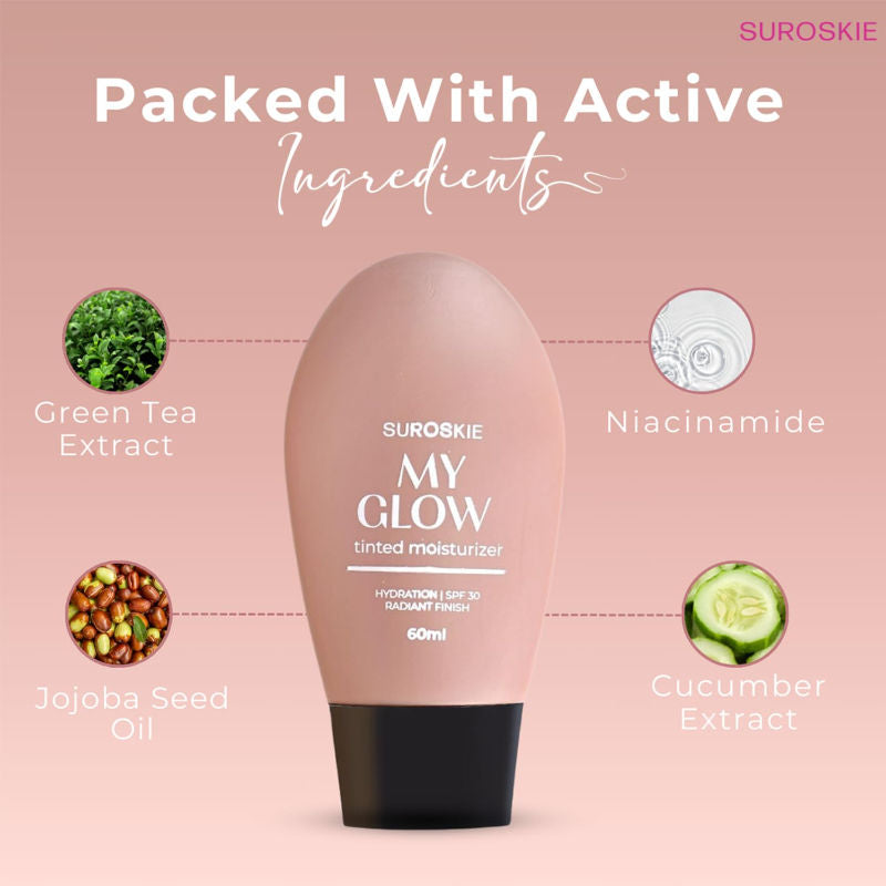 My Glow All In One Tinted Sunscreen Glowy Finish Light Shade