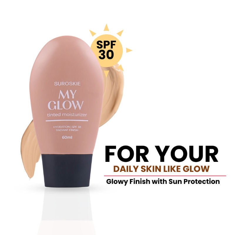 My Glow All In One Tinted Sunscreen Glowy Finish Light Shade - Medium