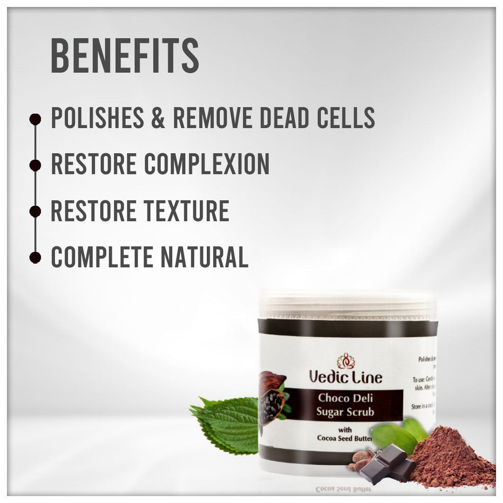 Choco Deli Sugar Scrub With Cocoa Seed Butter