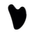 Black Obsidian Gua Sha Face Massage Tool for Facial Sculpting & Skin Glow