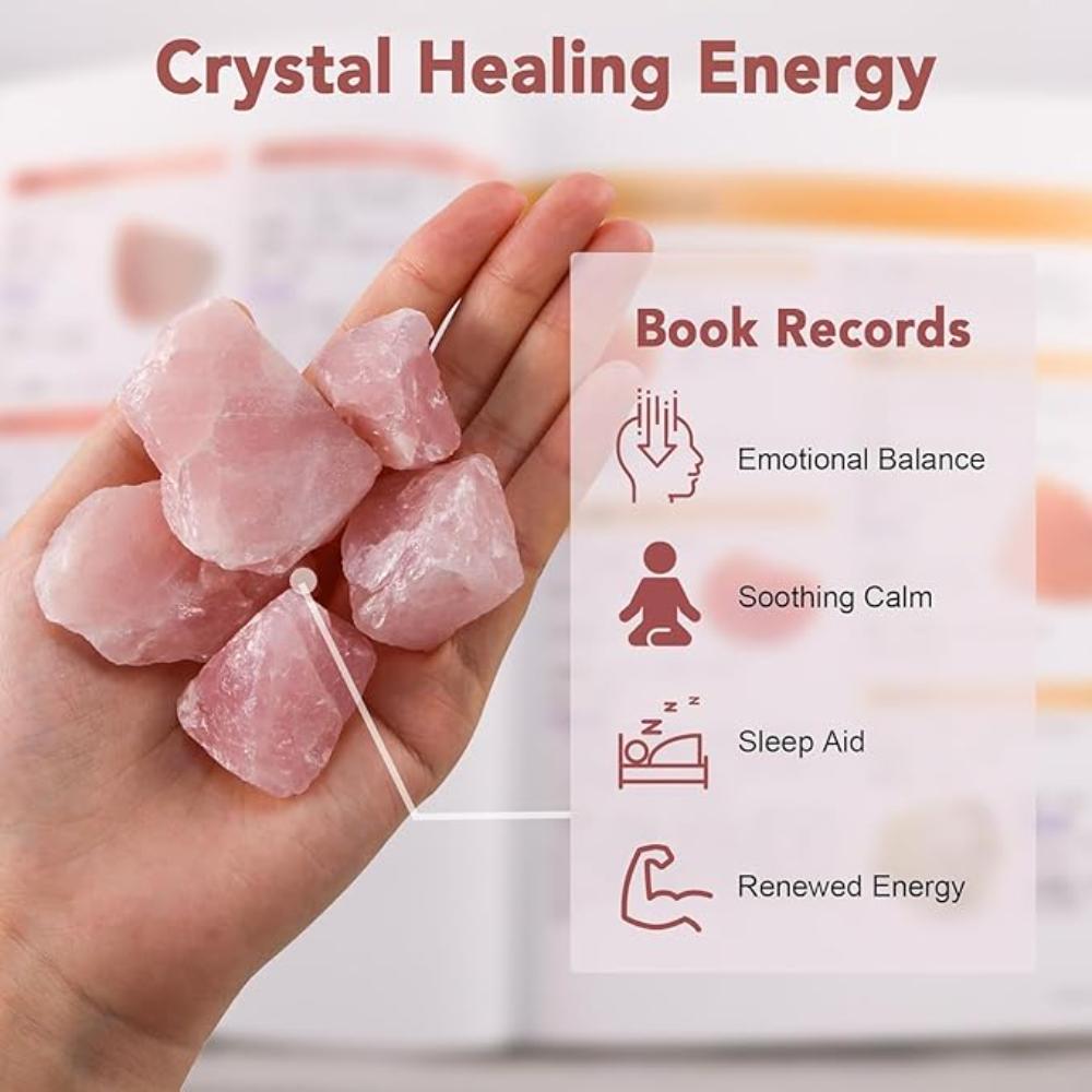 Rose Quartz Gua Sha Face Lifting & Skin Massage Beauty Tool