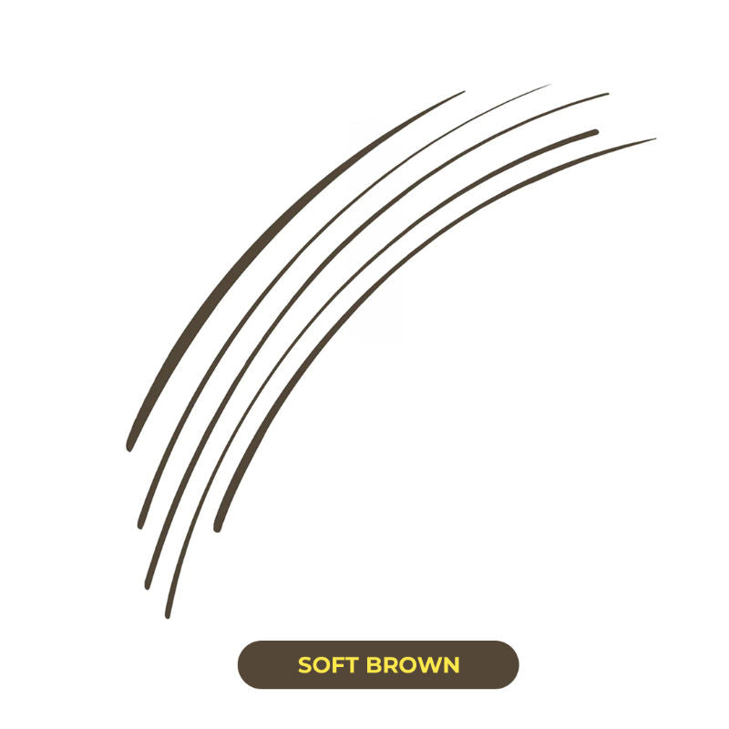 Brow Ink Micro Brush Detailer Pen - Soft Brown