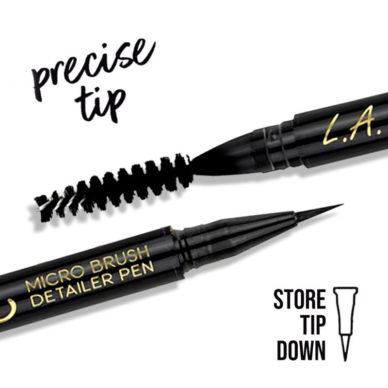 Brow Ink Micro Brush Detailer Pen - Soft Brown