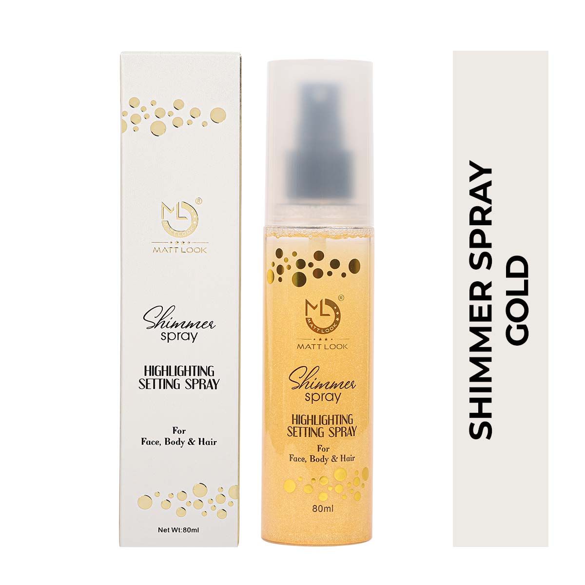 Shimmer Highlighting Setting Spray - Gold 001