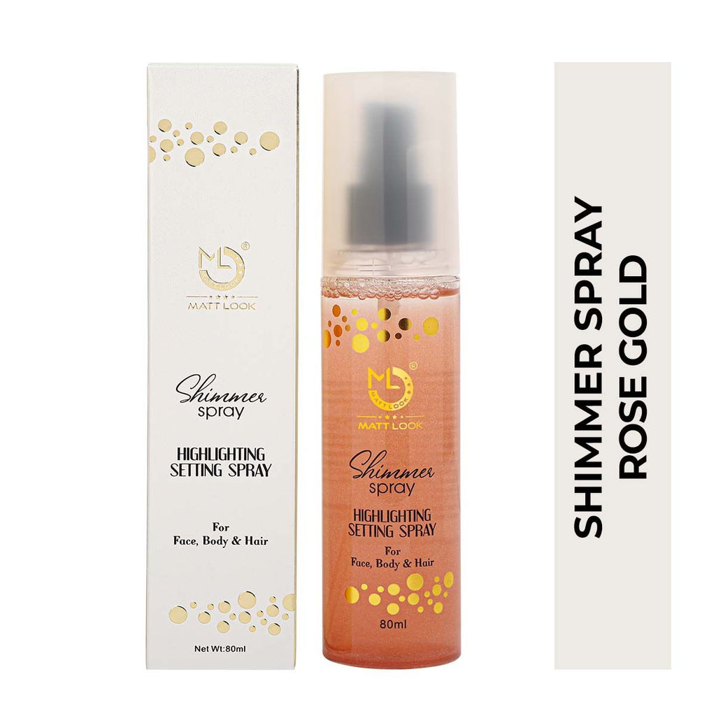 Shimmer Highlighting Setting Spray - Rose Gold 003