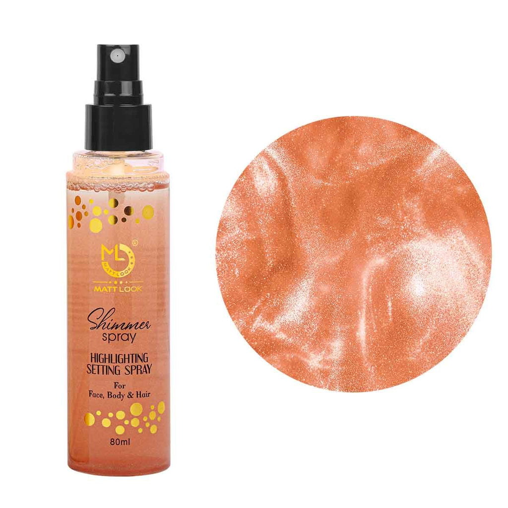 Shimmer Highlighting Setting Spray - Rose Gold 003