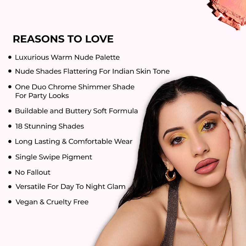 Beauty Omni Nude Eyeshadow Palette With 18 Stunning Shades