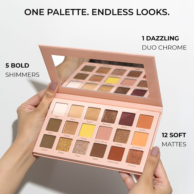 Beauty Omni Nude Eyeshadow Palette With 18 Stunning Shades