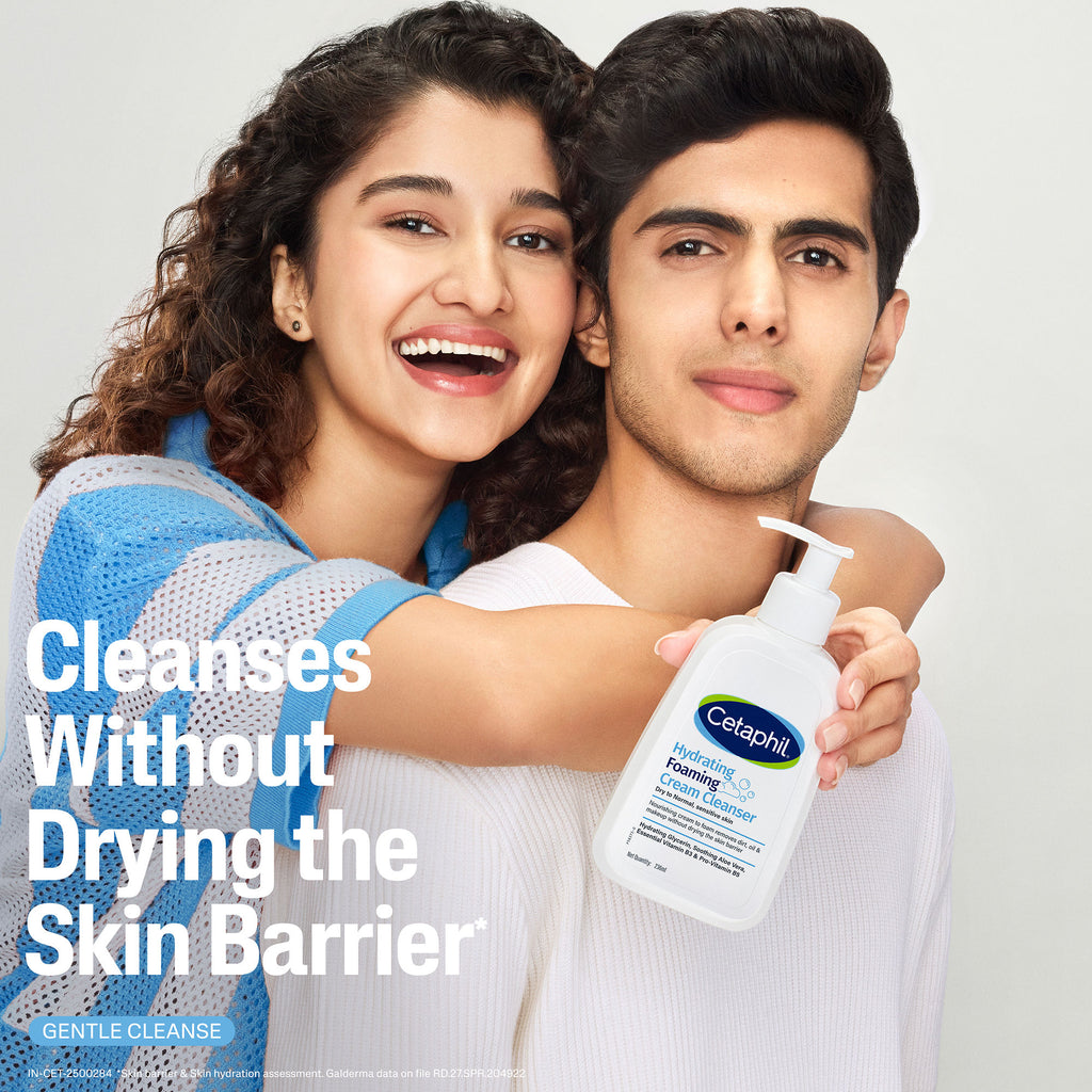 Hydrating Foaming Face Wash For Men, Cleanser With Niacinamide & Aloe Pollution Defense