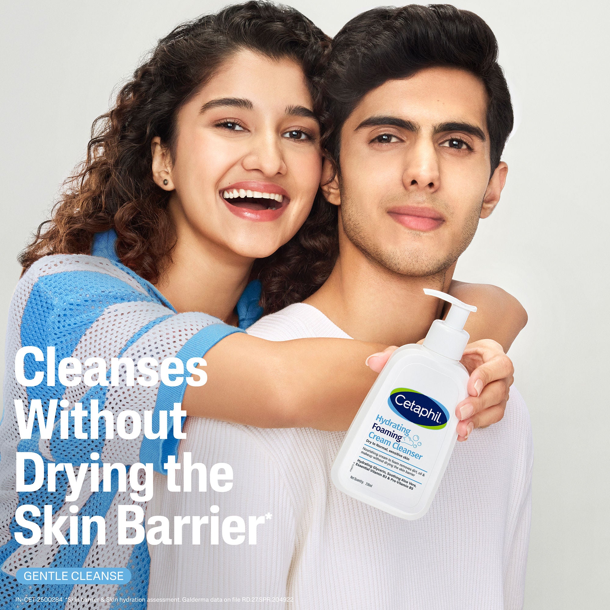 Hydrating Foaming Face Wash For Men, Cleanser With Niacinamide & Aloe Pollution Defense