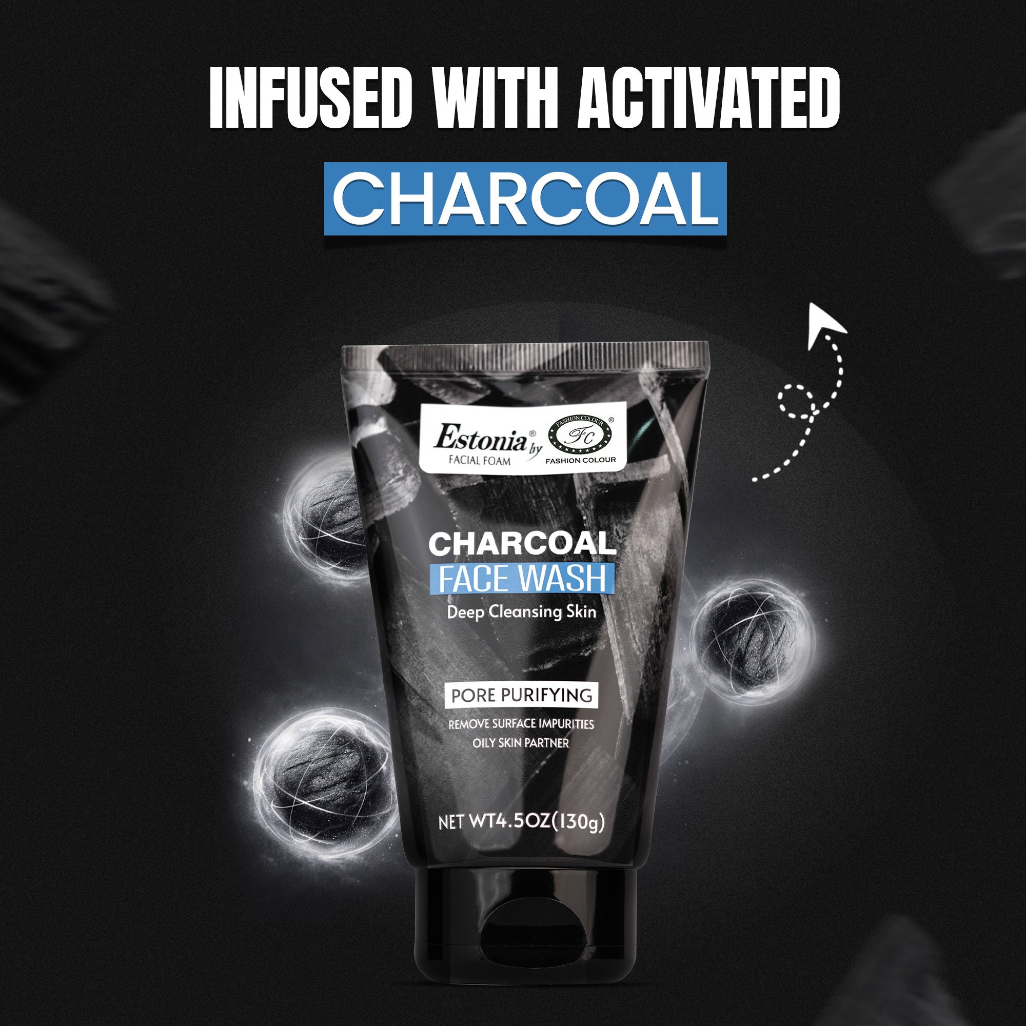 Estonia Charcoal Face Wash