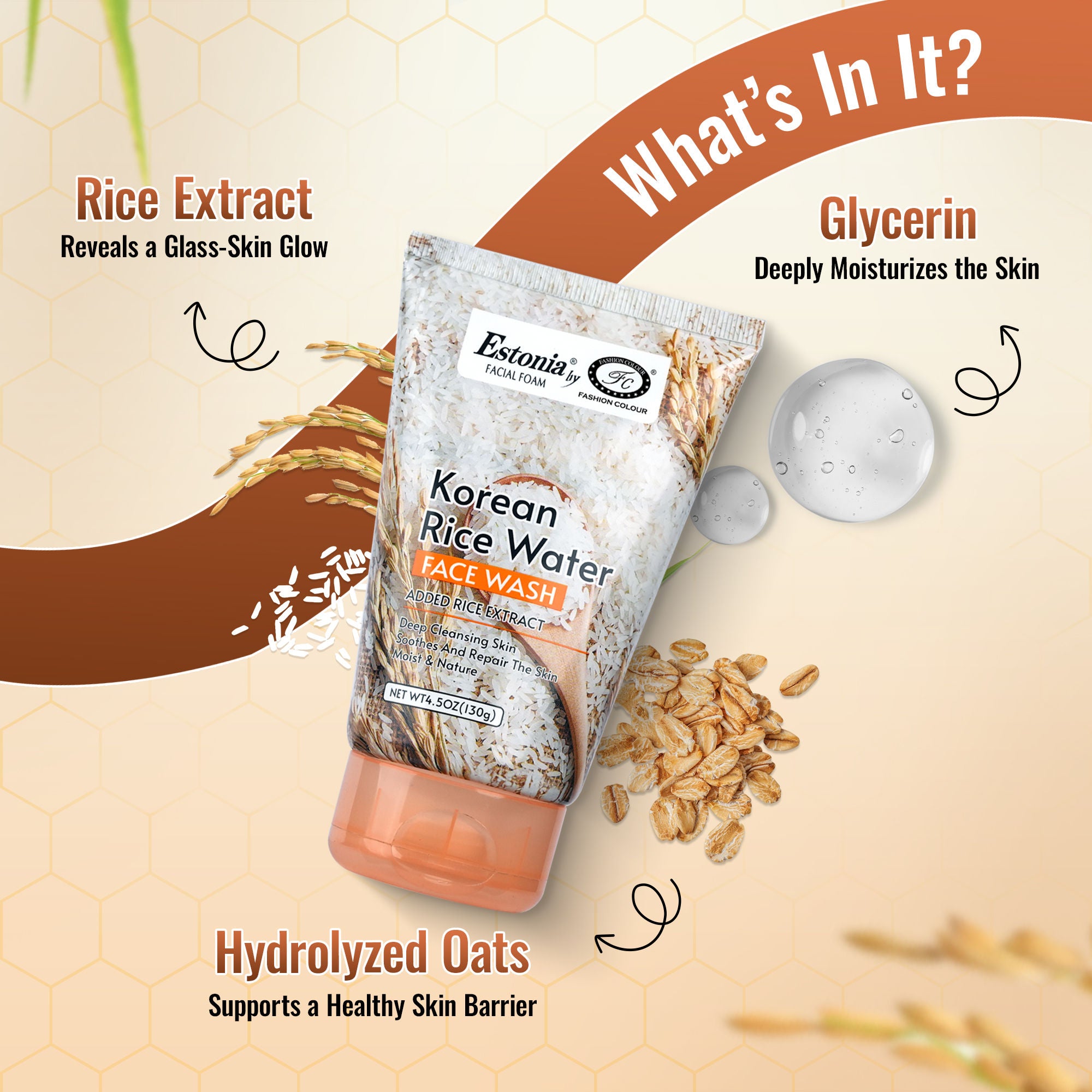 Estonia Korean Rice Water Face Wash