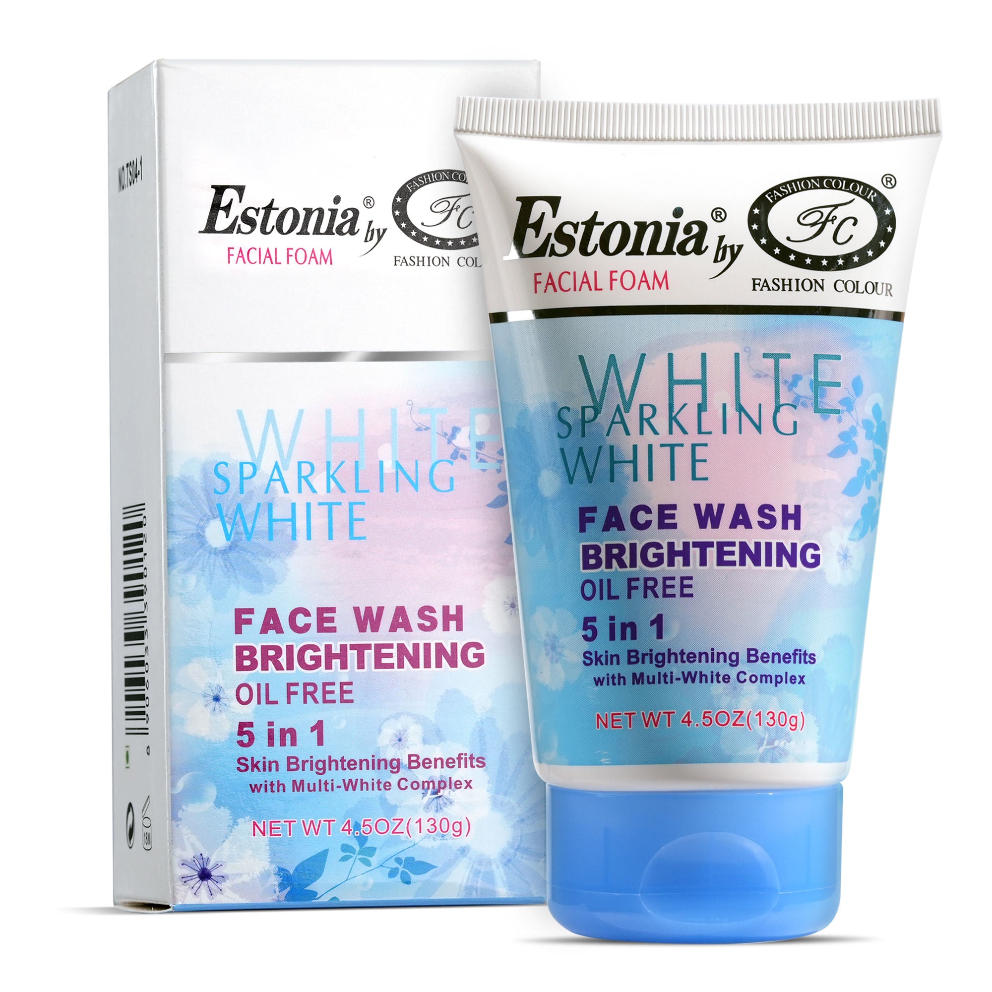 Estonia Whitening 5 In 1 Oil Free Face Wash Cream