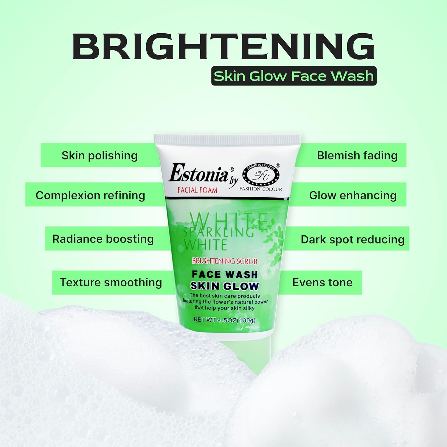 Estonia Sparkling White Face Wash