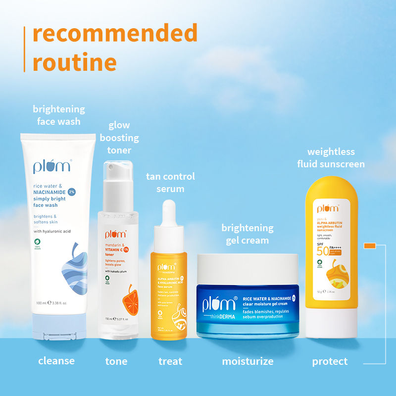 Yuzu & Alpha Arbutin Weightless Fluid Sunscreen SPF 50 PA++++ for Oily,Normal&DrySkinType