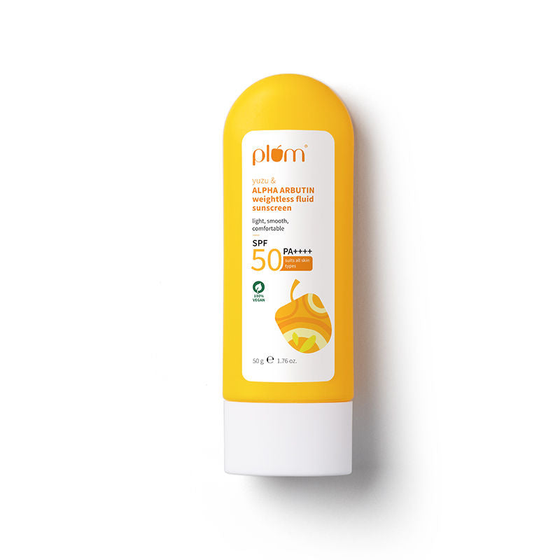 Yuzu & Alpha Arbutin Weightless Fluid Sunscreen SPF 50 PA++++ for Oily,Normal&DrySkinType