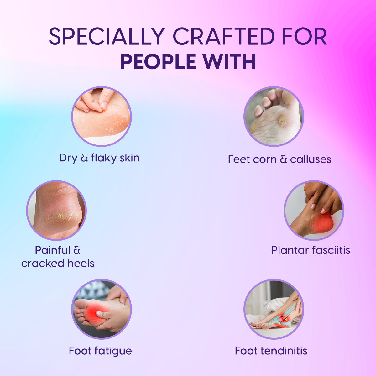 Cotton Silicone Moisturising Gel Heel Socks for Cracked & Dry Heels Foot Care for Softer Feet