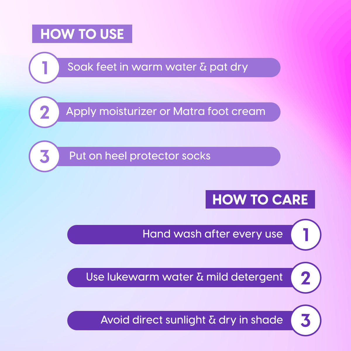 Cotton Silicone Moisturising Gel Heel Socks for Cracked & Dry Heels Foot Care for Softer Feet