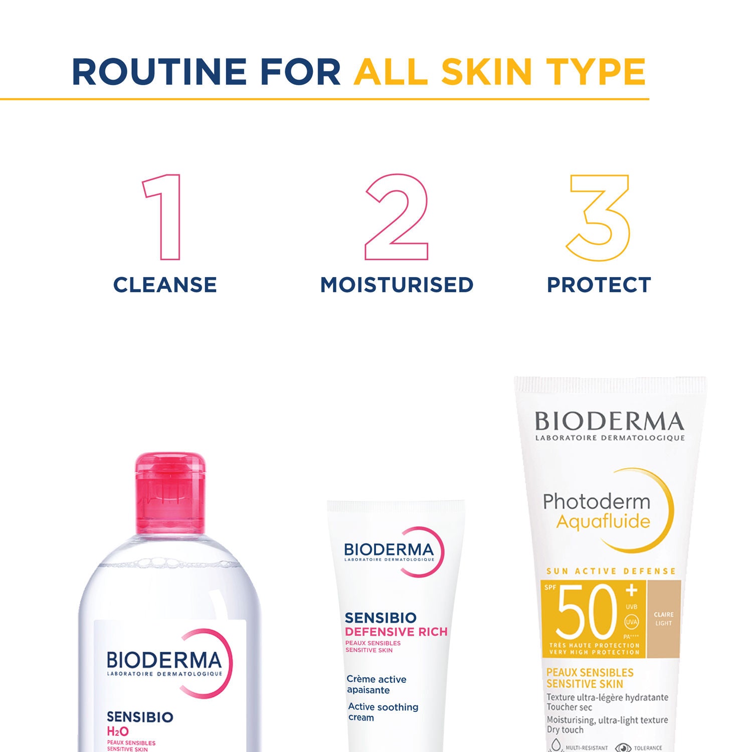 Photoderm Aquafluide Claire SPF 50+ PA+++ Tinted Sunscreen for All Skin Types|In Vivo Tested