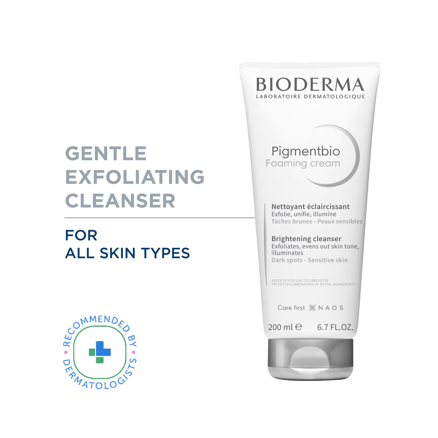 Pigmentbio Foaming Cream Brightening Exfoliating Cleanser